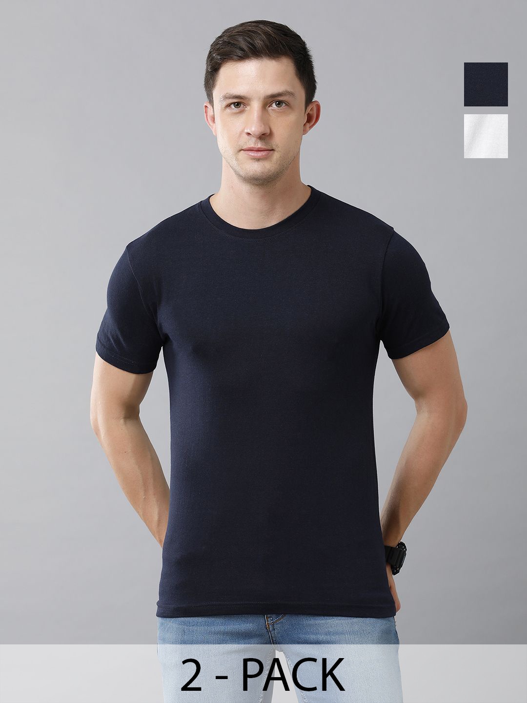 

Moda Rapido Men 2 Printed T-shirt, Multi