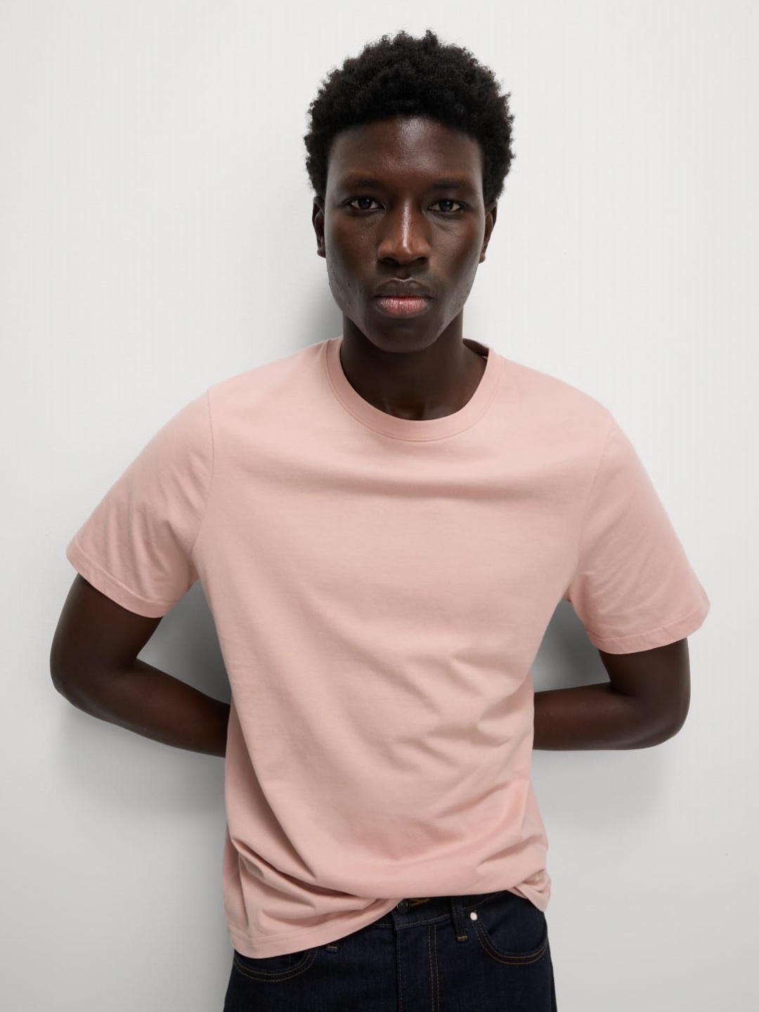 

Marks & Spencer Men Solid Round Neck Cotton T-shirt, Multi