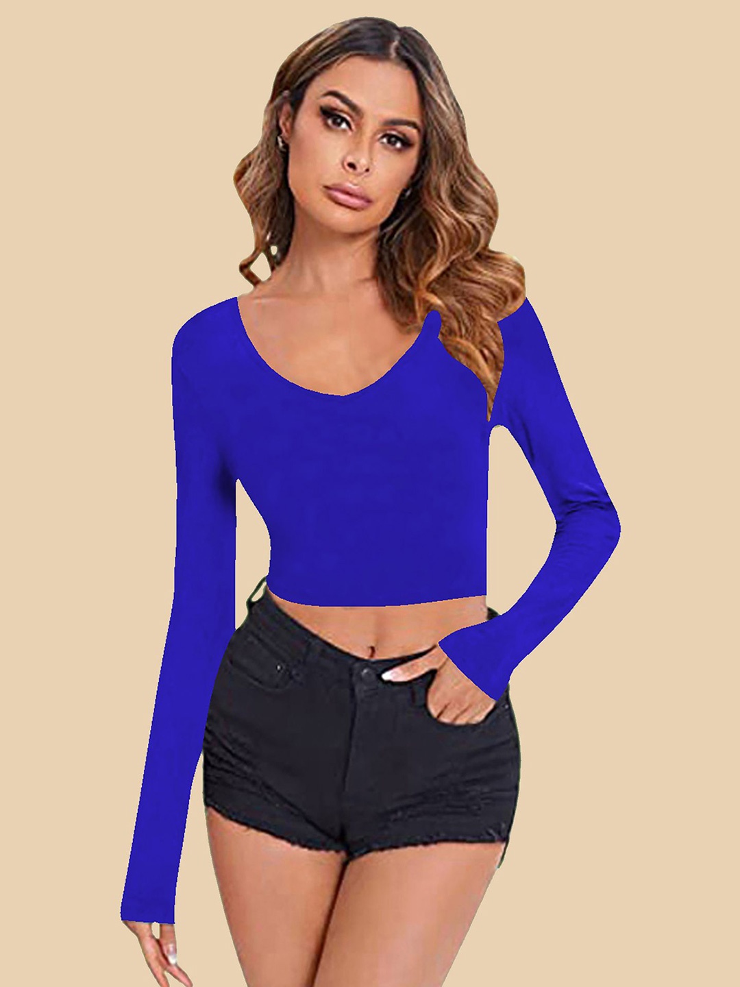 

Dream Beauty Fashion Crop Top, Blue