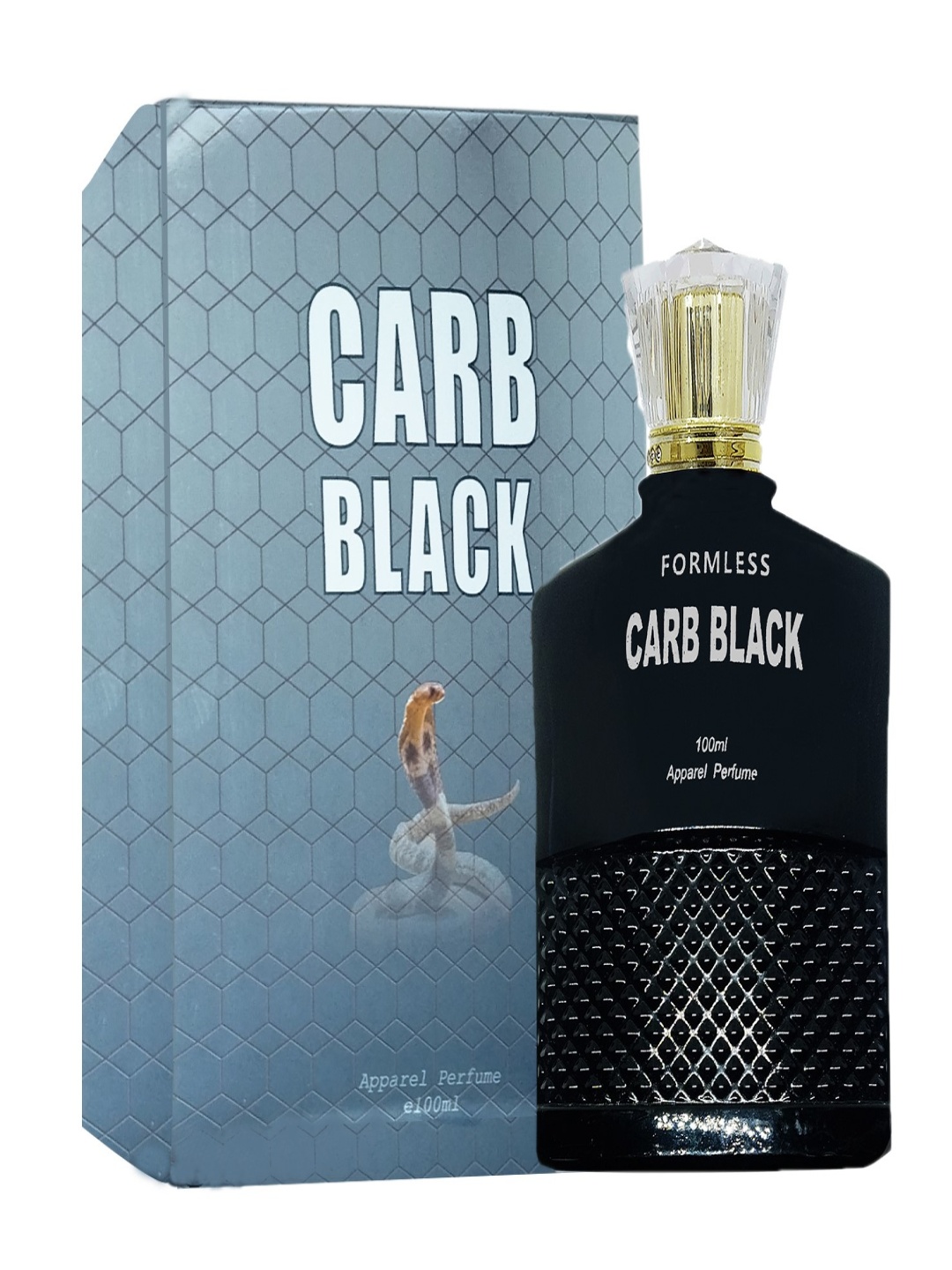 

Formless Fragrance Carb Black Long Lasting Perfume - 100 ml, Grey