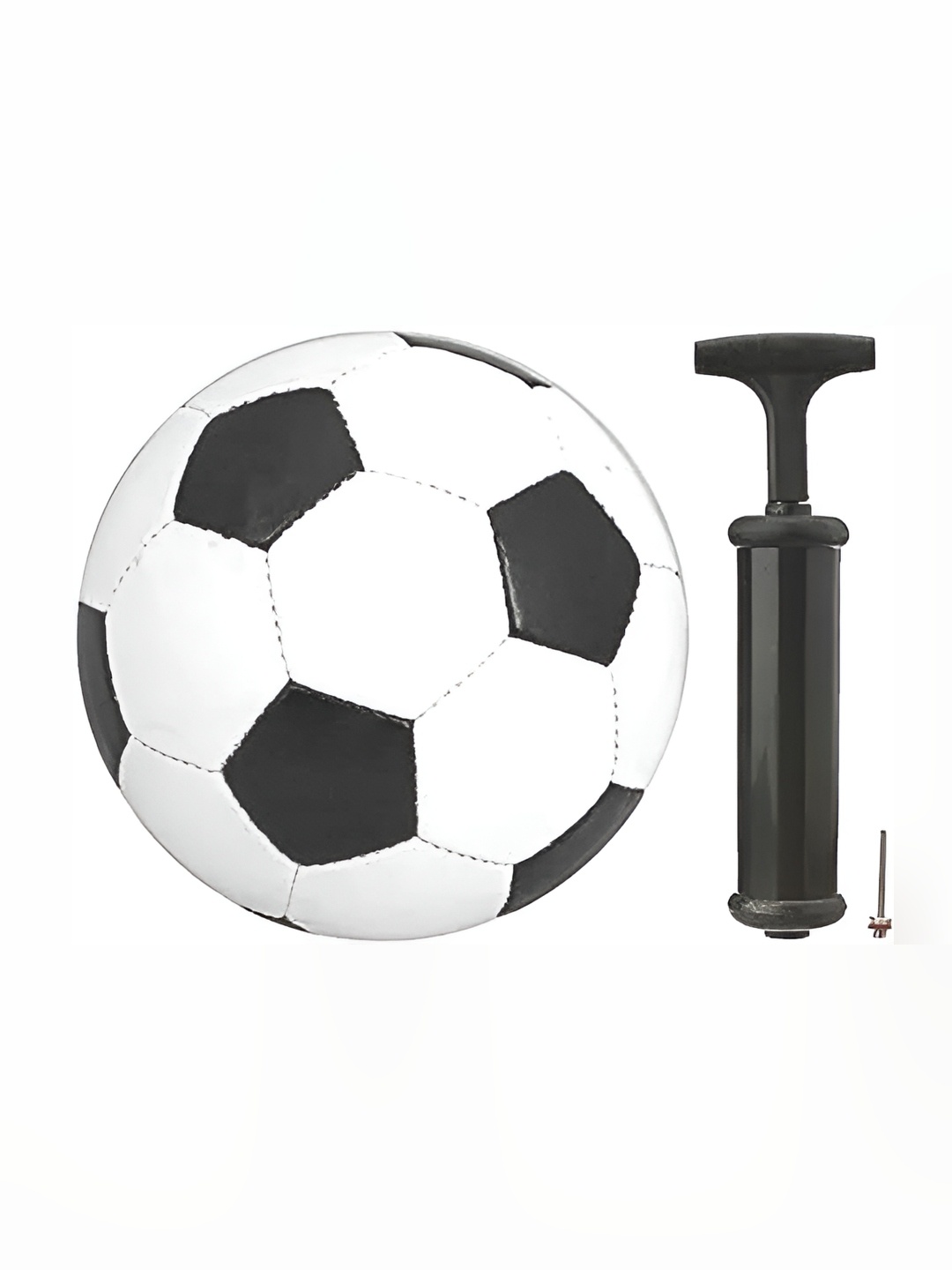 

HackerX Textured Football With Air Pump, Black