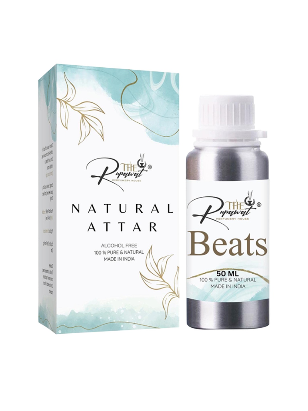 

THE RUPAWAT Perfumery House Beats Natural & Alcohol Free Attar - 50 ml, Transparent