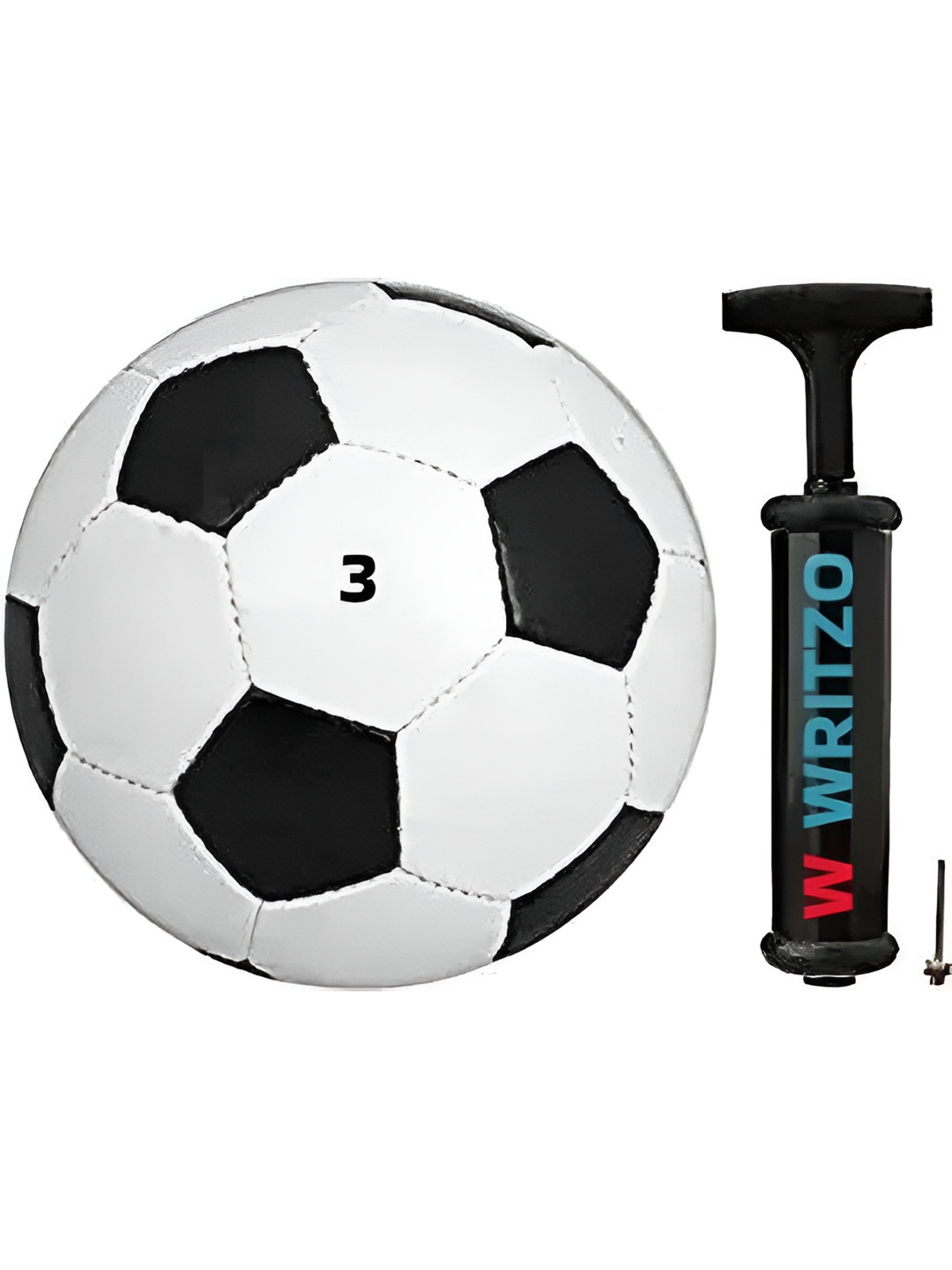 

HackerX Pebble Sports Football With Pump, Black