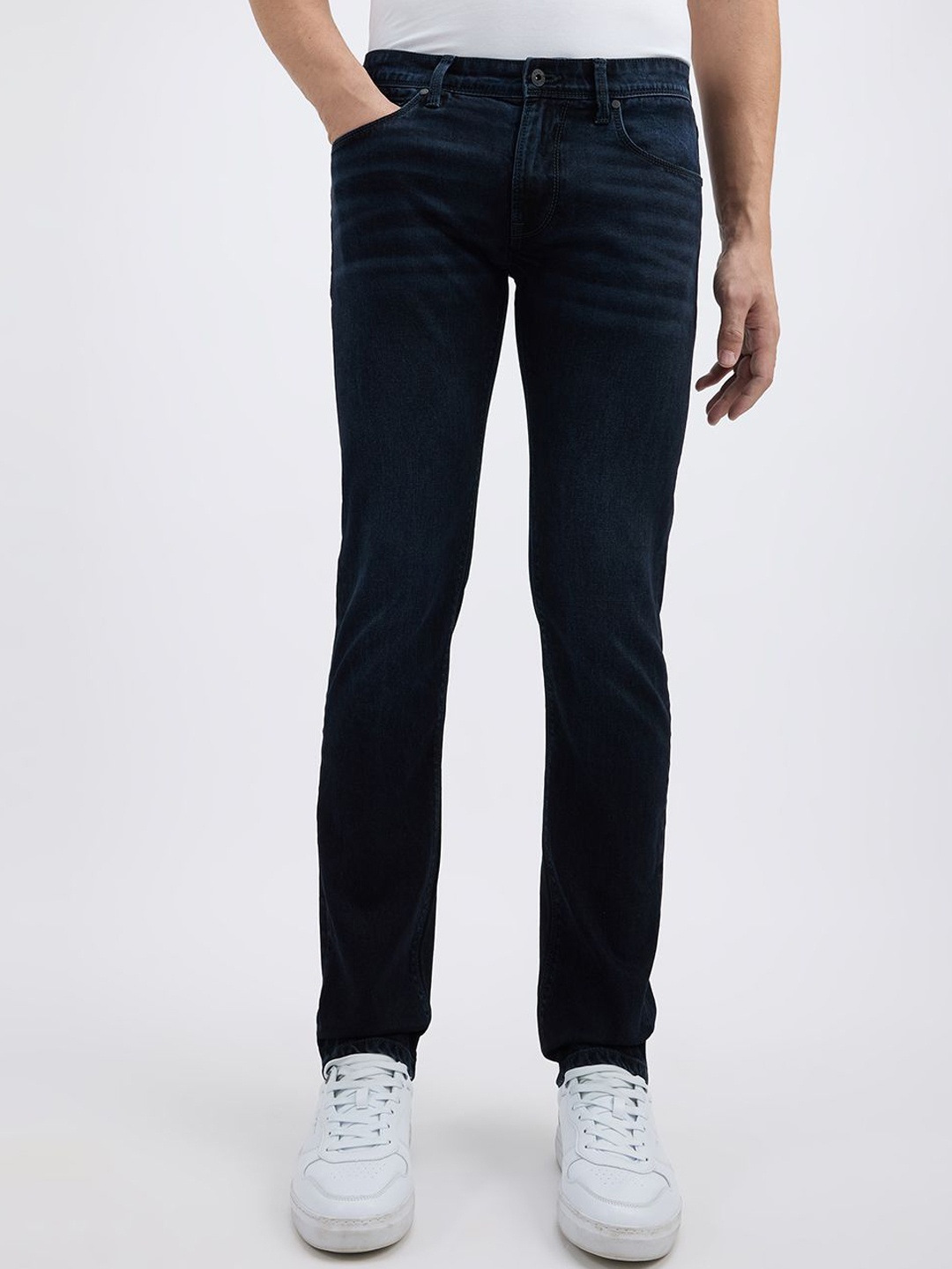 

Pepe Jeans Men Vapour Slim Fit Jeans, Black
