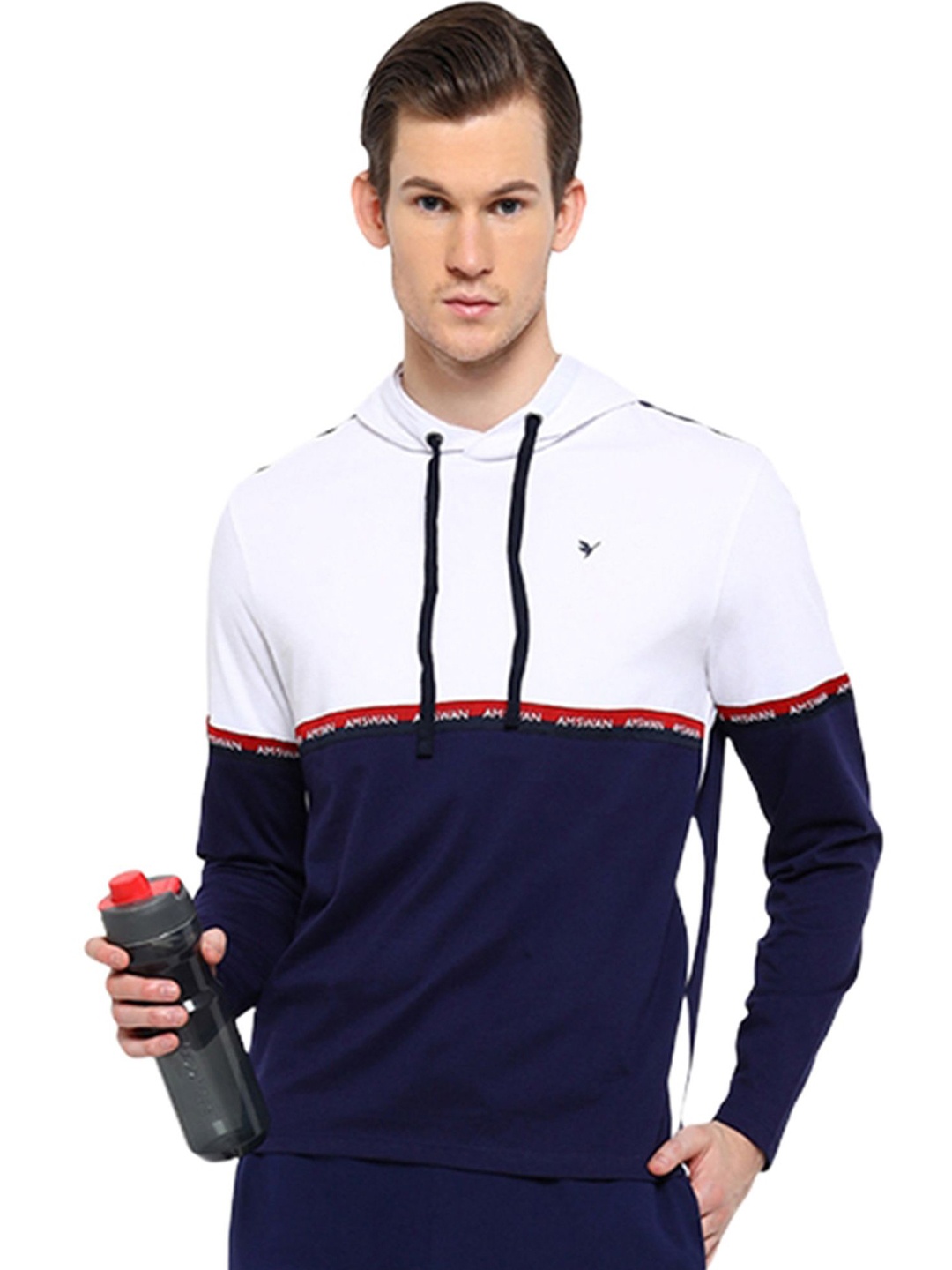 

AMSWAN Men Hooded Sweatshirt, Multi