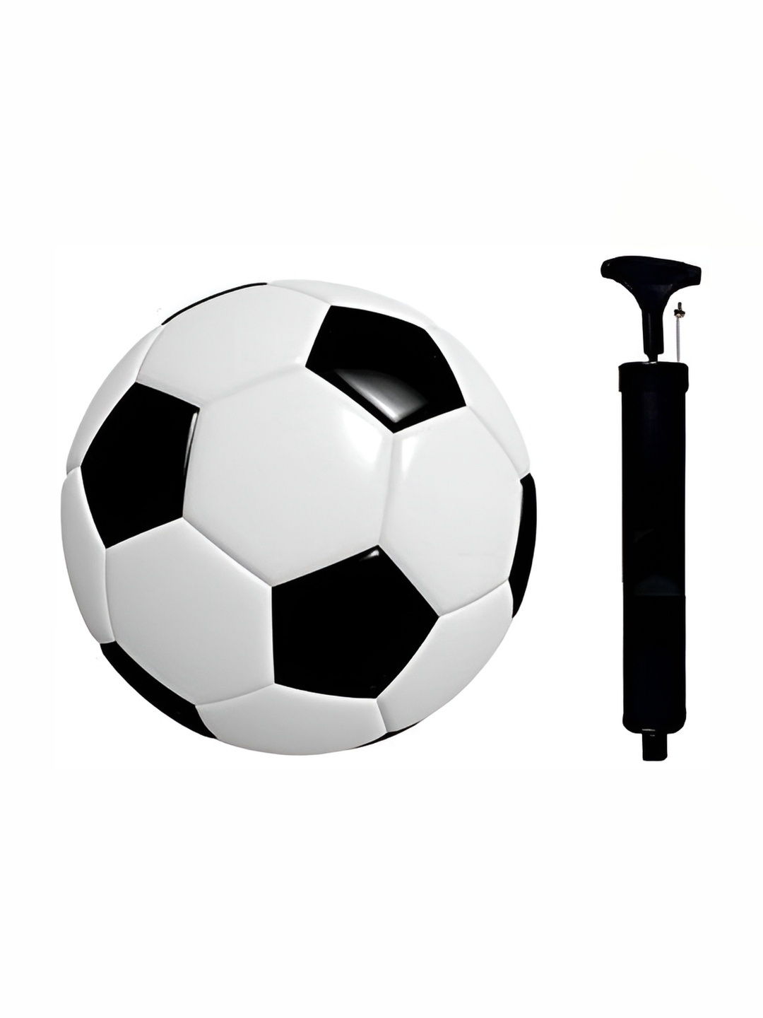 

HackerX Pebble Trainy Sports Football With Air Pump, Black