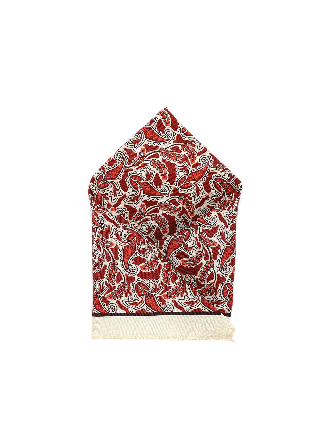 

Van Heusen Printed Pocket Square, Red