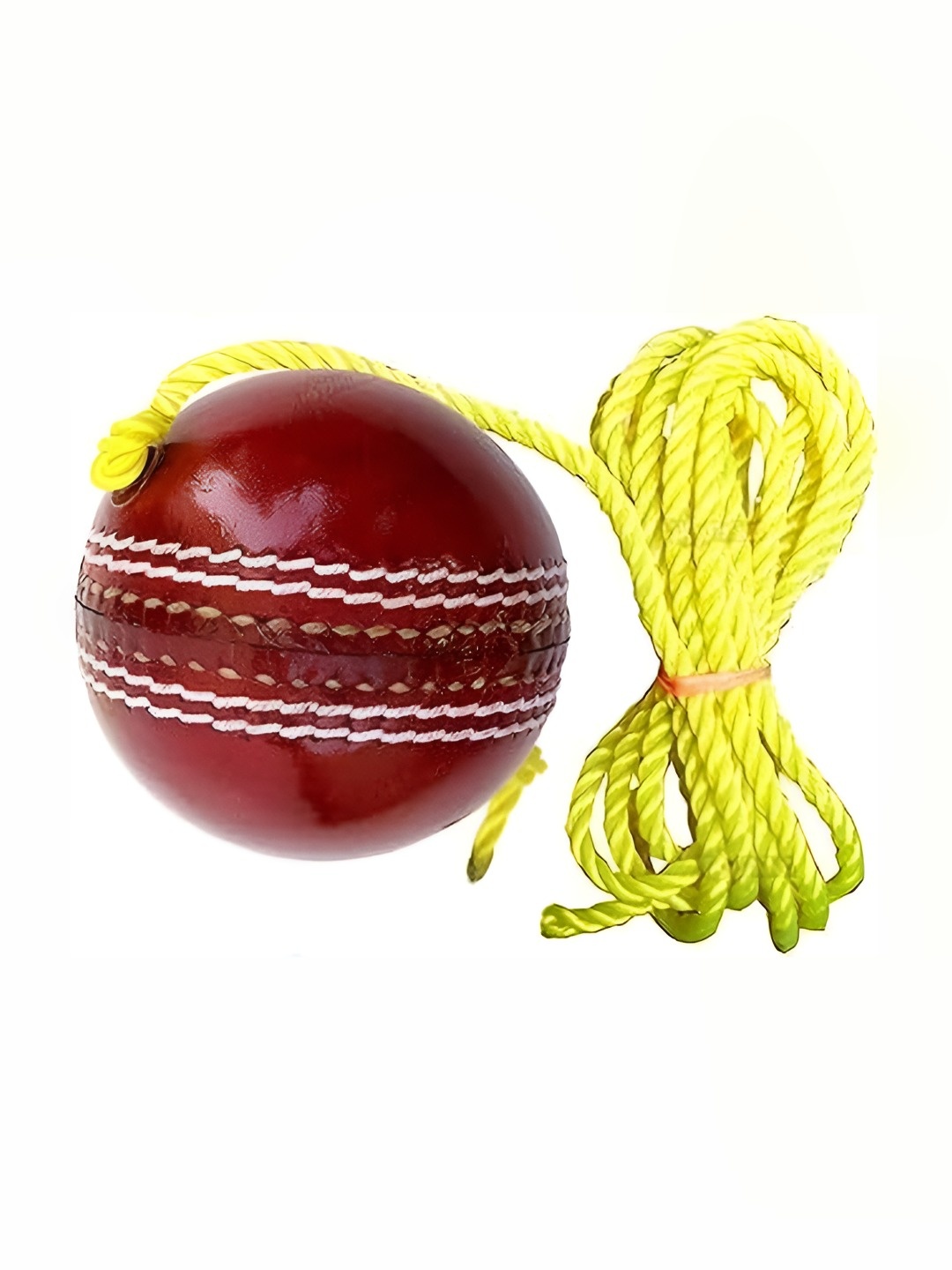 

HackerX Leather Hanging Cricket Ball, Red
