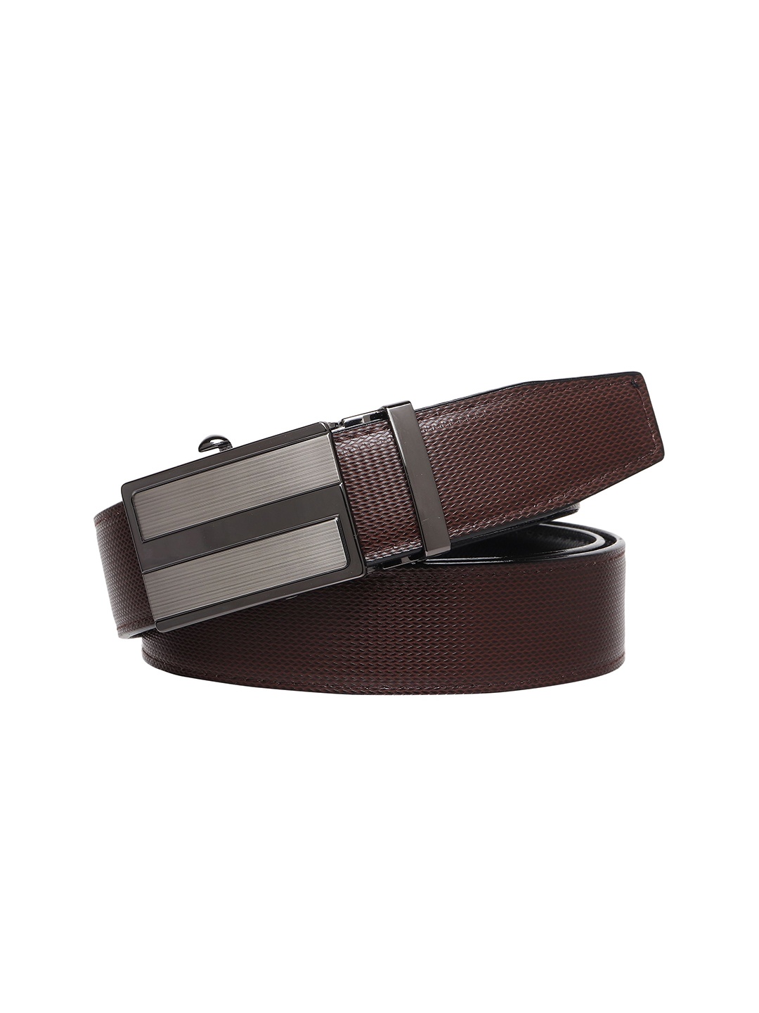 

Provogue Men Textured Reversible Formal Belt, Brown