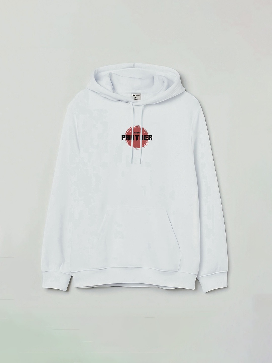 

TheBTclub Men Printed Hooded Sweatshirt, Black