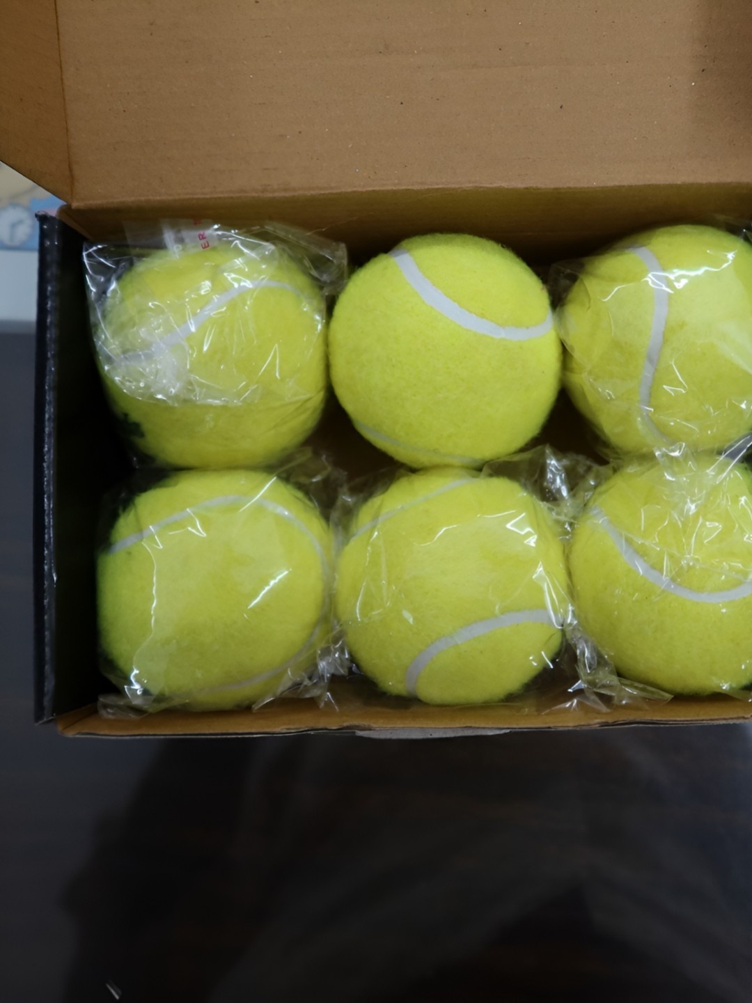 

HackerX 6-Pc Fuzzy Sports Tennis Balls, Yellow