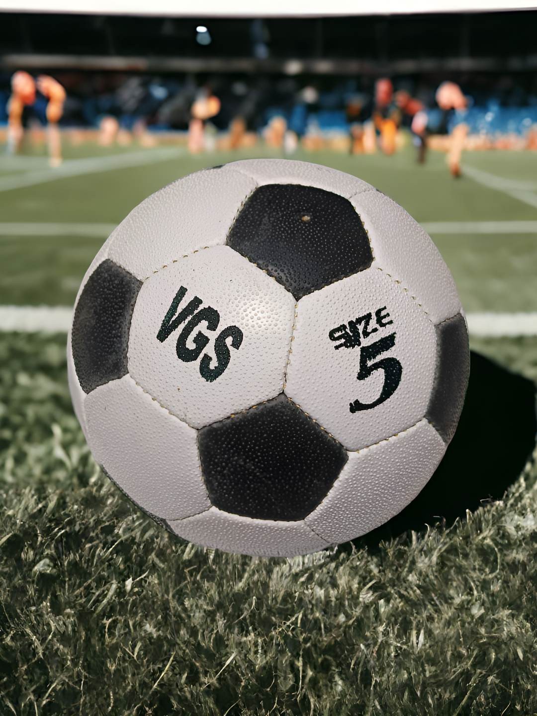 

HackerX Pebbled Sports Rugby Ball, Black