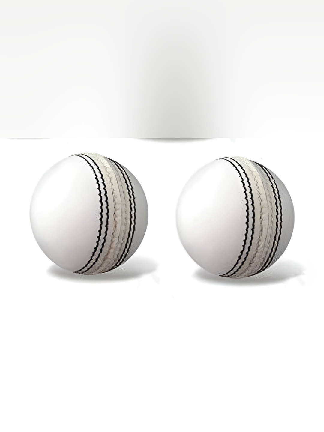 

HackerX Leather Sports Cricket Ball, White