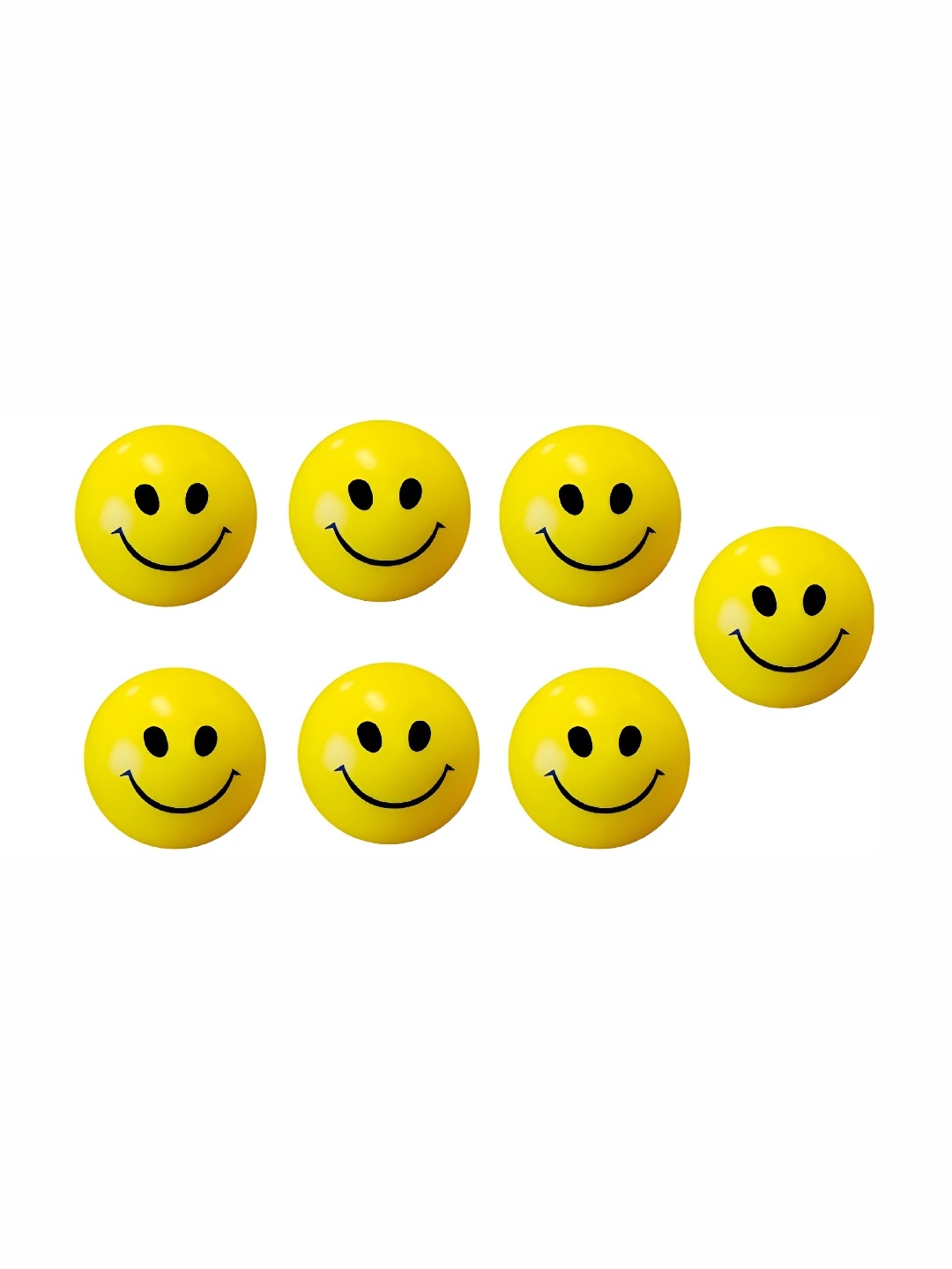 

HackerX Set Of 7 Printed Squash Ball, Yellow