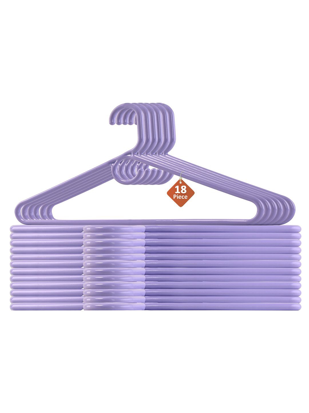 

Kuber Industries Purple Pack Of 18 Multipurpose Cloth Hangers For Wardrobe