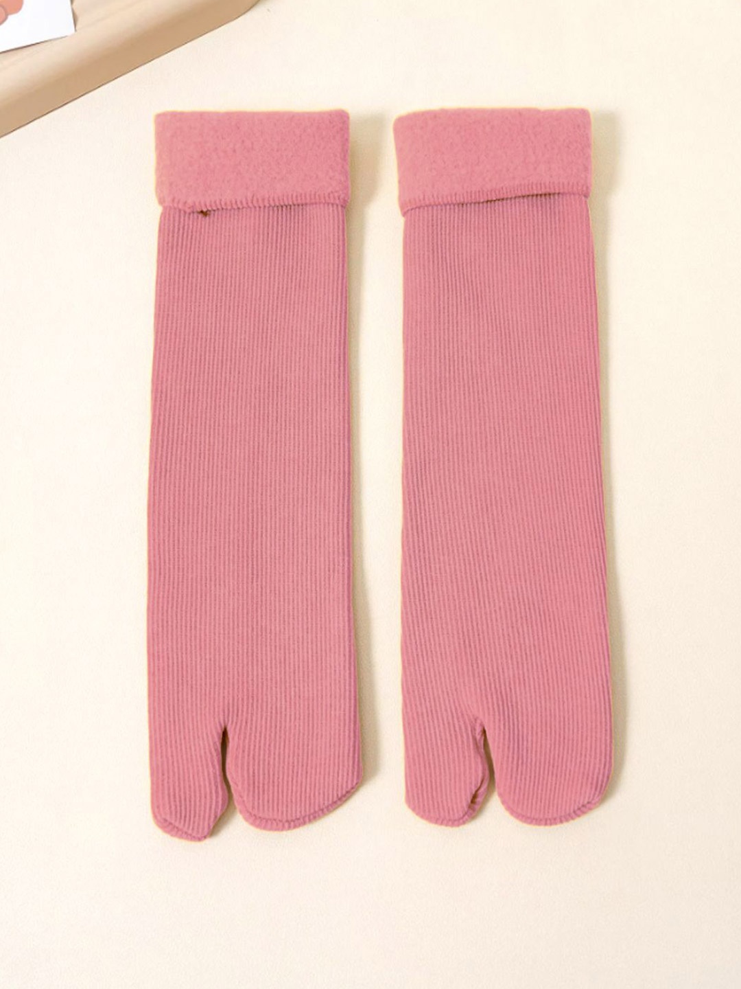 

StyFun Women Ribbed Calf Length Thermal Warm Winter Socks, Pink