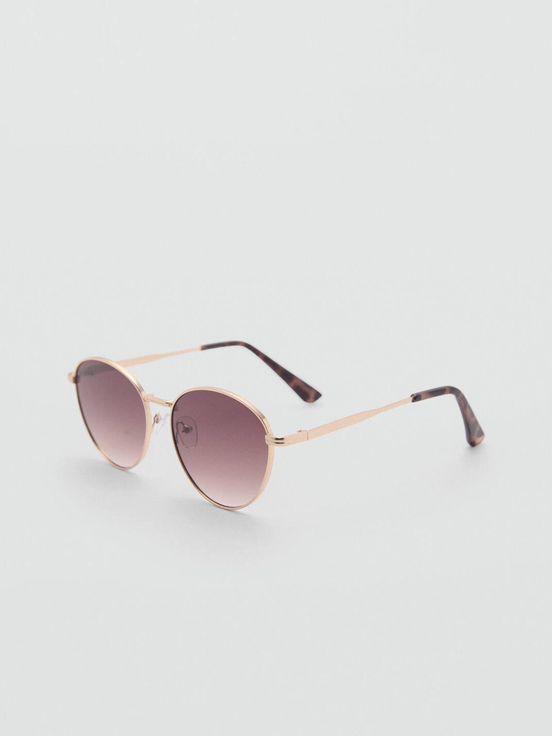 

MANGO Women Oval Sunglasses with UV Protected Lens - 87072534-OR, Brown