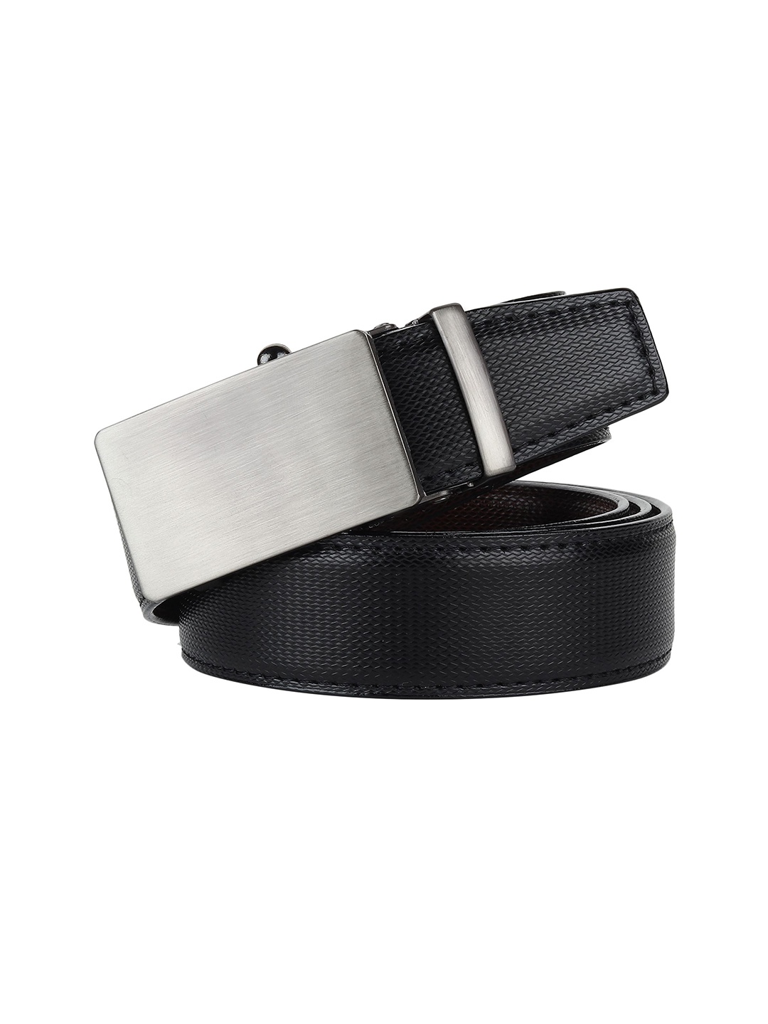 

Provogue Men Textured Reversible Formal Belt, Black