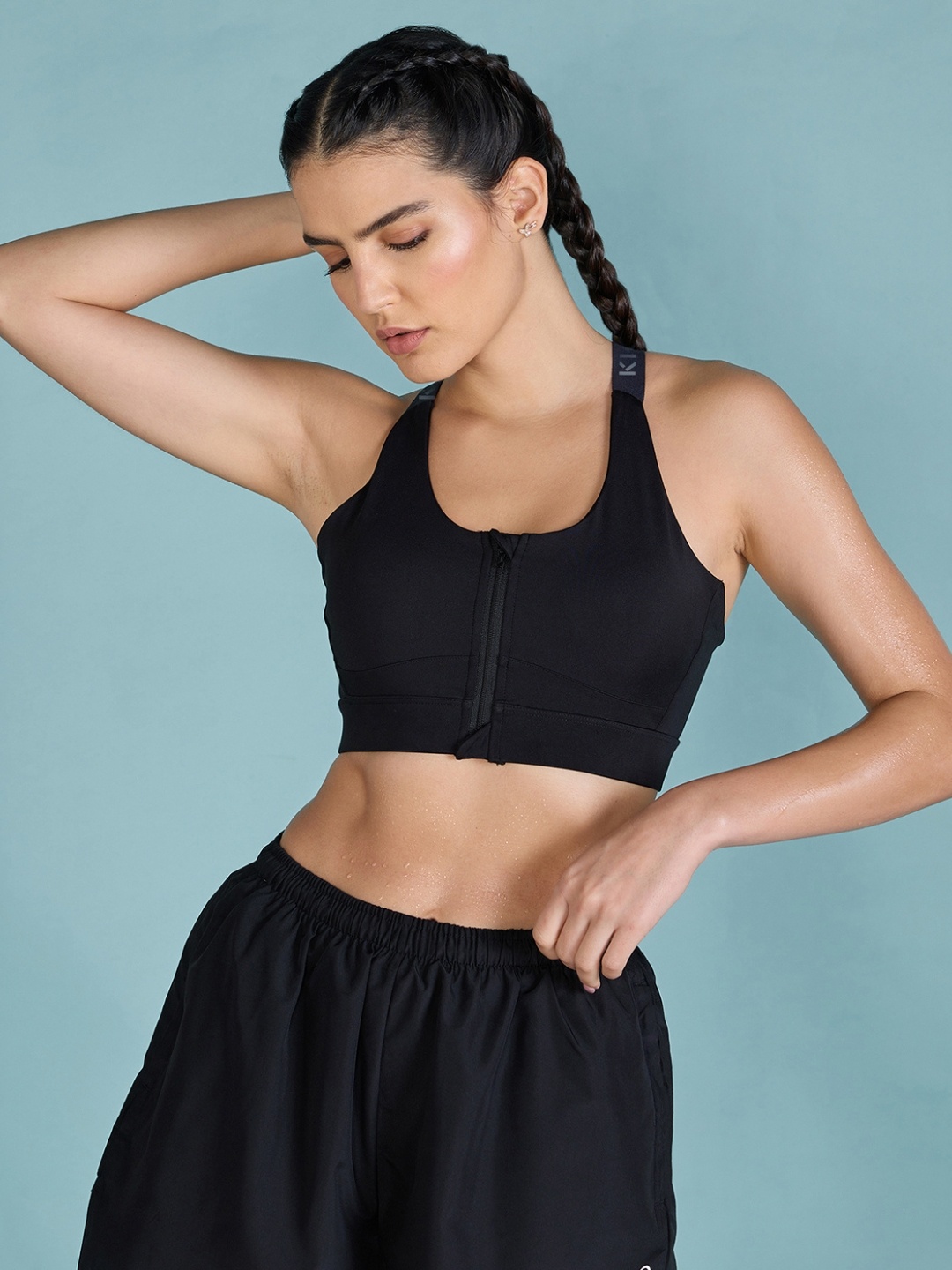 

KICA Women Cut and Sew Full Coverage Lightly Padded Bra, Black