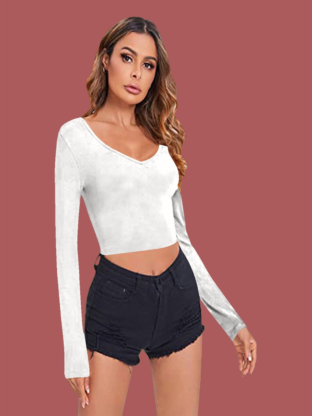 

Dream Beauty Fashion Women Crop Top, White