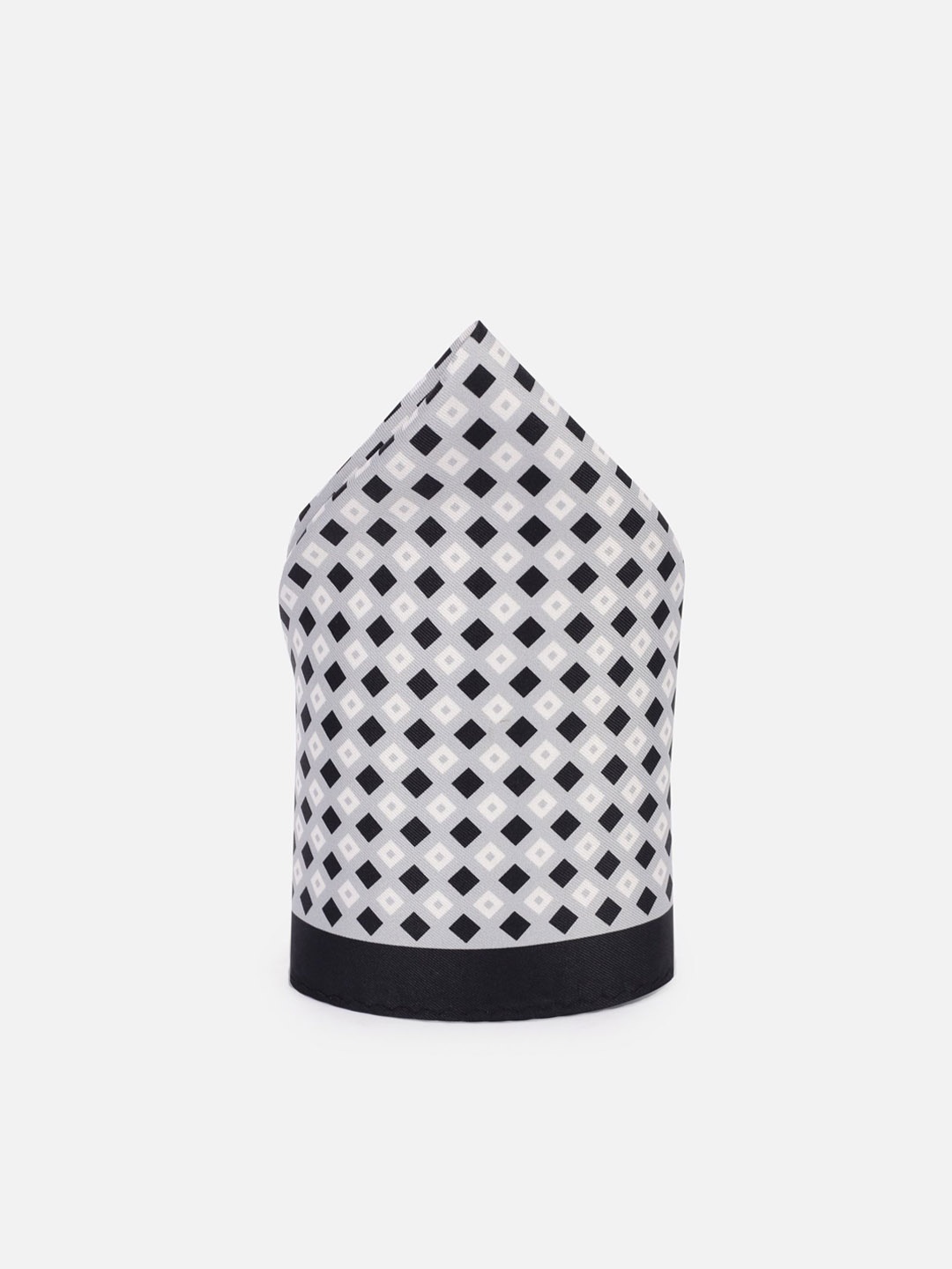 

Van Heusen Geometric Printed Microfiber Pocket Squares, Grey