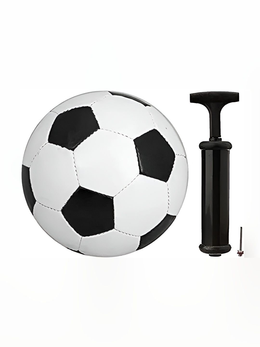 

HackerX Pebble Trainy Sports Football With Air Pump, Black