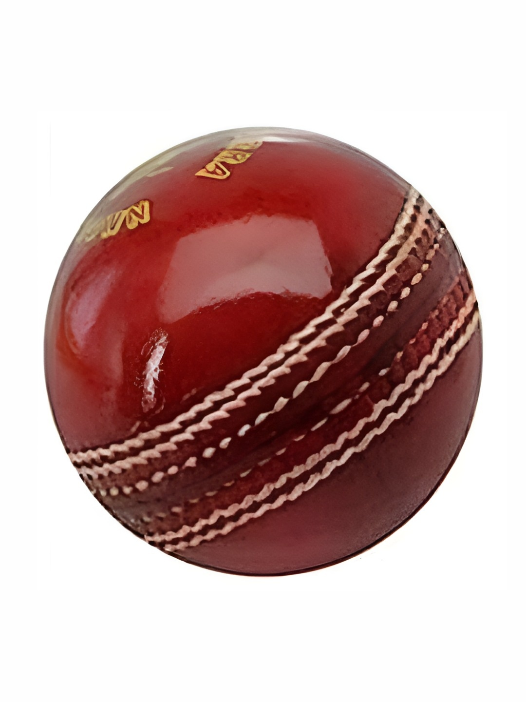 

HackerX Leather Sports Cricket Ball, Red