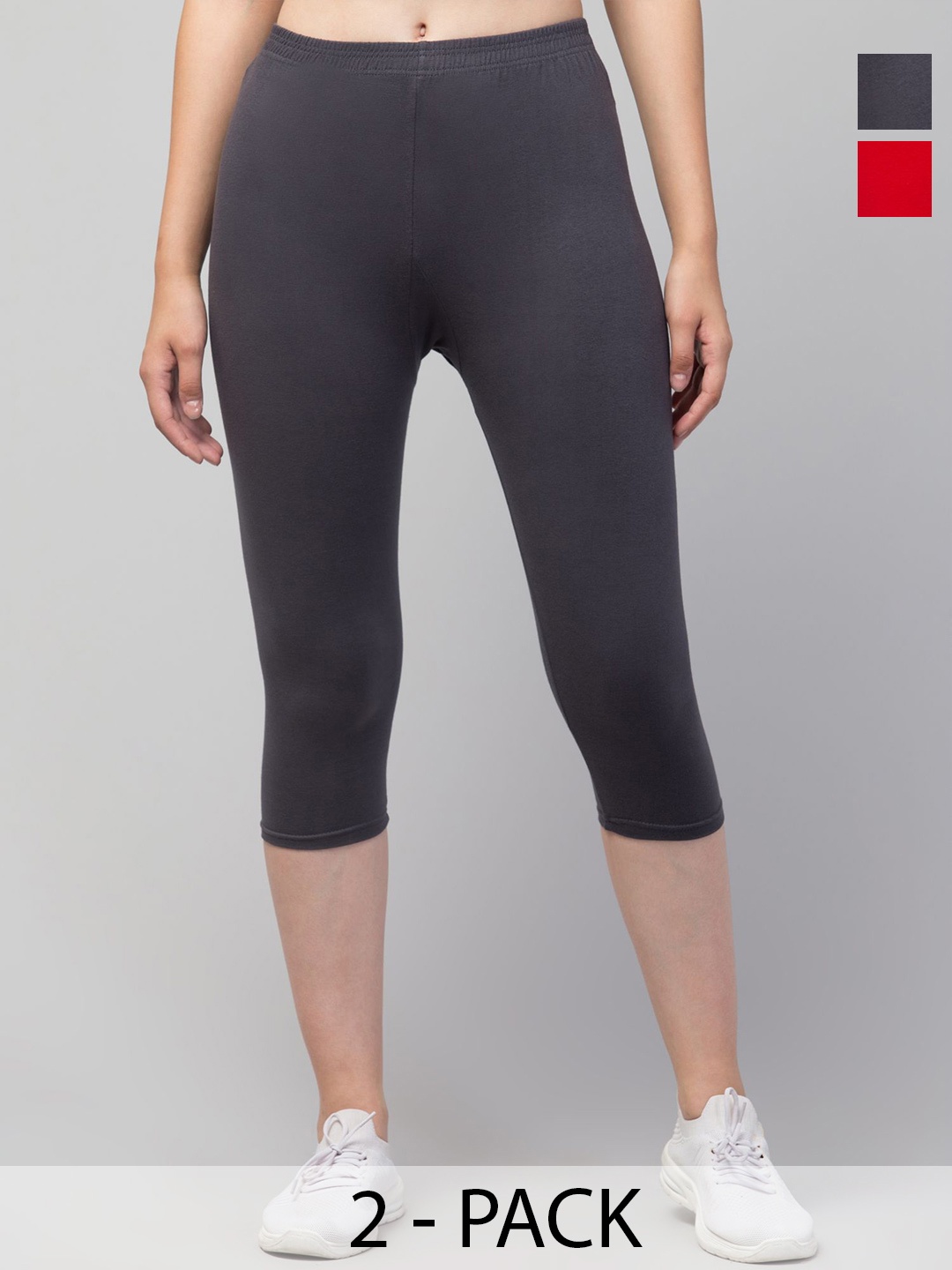 

CKARFE Women Capris, Grey