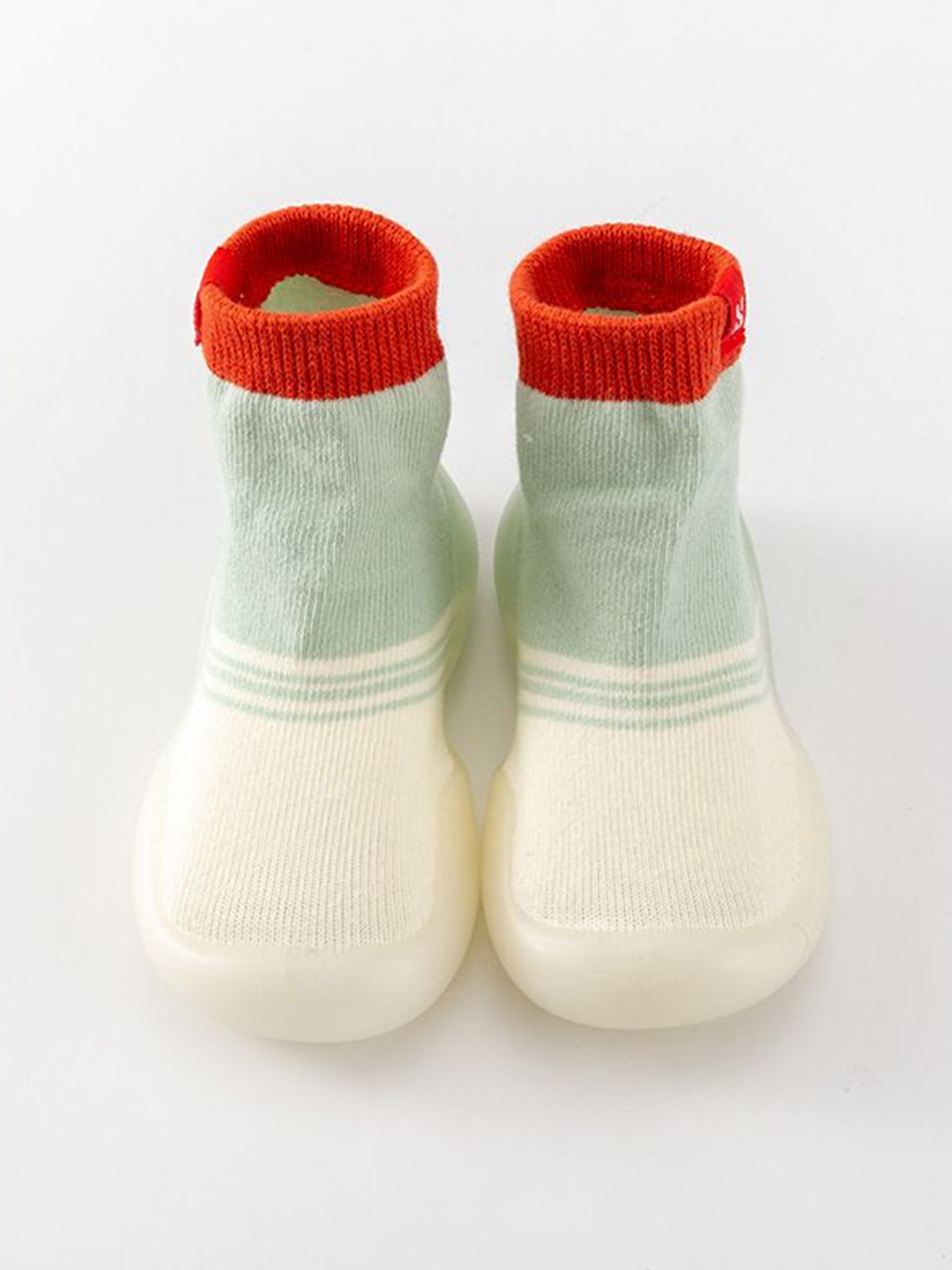 

NESKA MODA Kids Cotton Booties, White