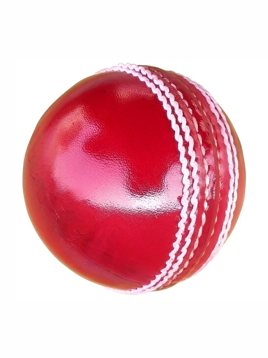 

HackerX Leather Sports Cricket Ball, Red