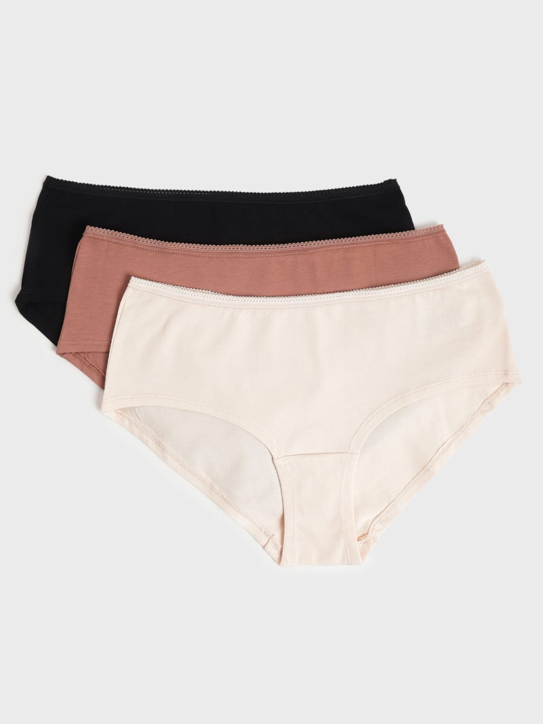 

Marks & Spencer Women Pack Of 3 Boy Shorts Briefs, Pink