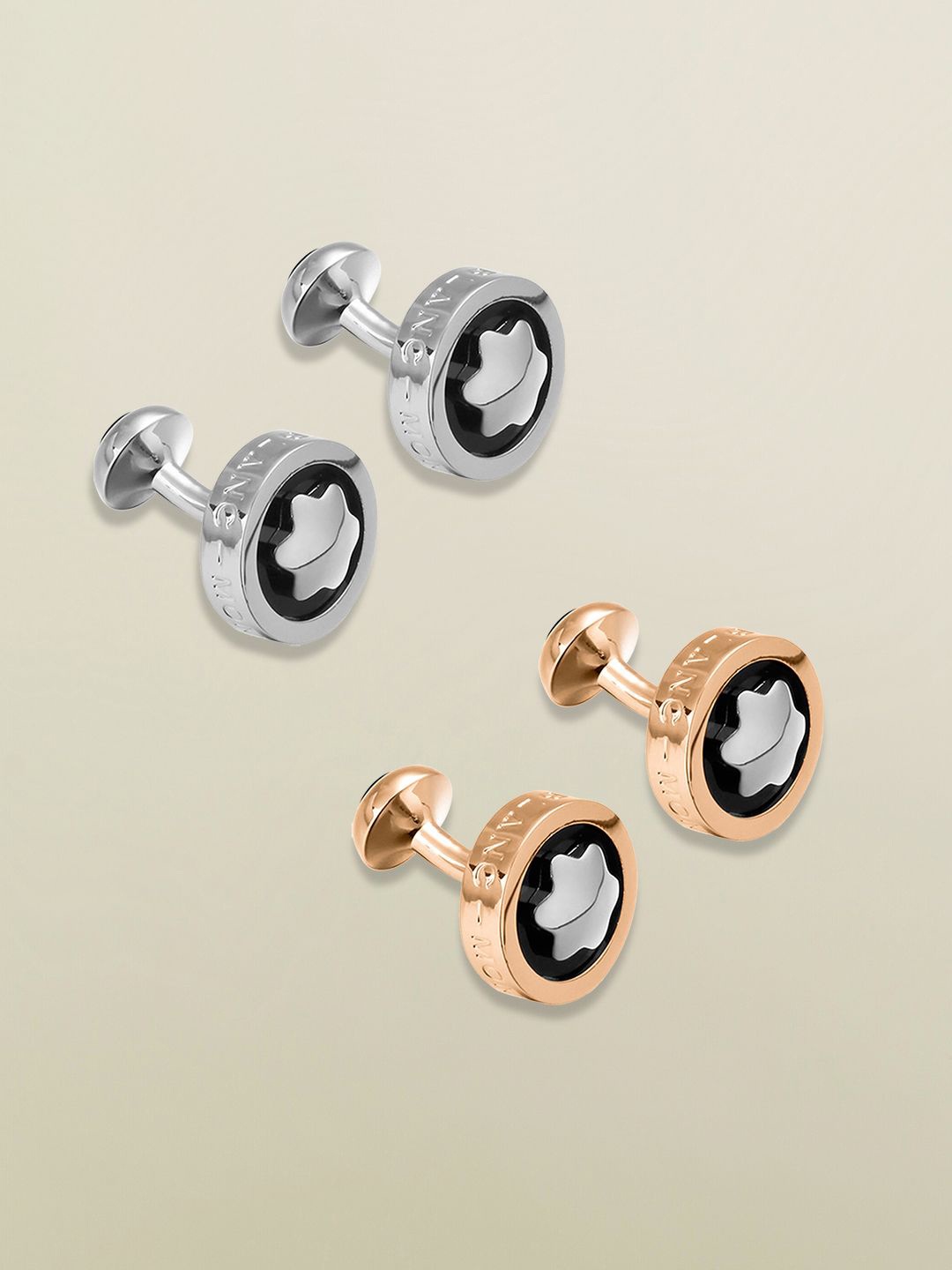 

Peora Geometric Cufflink, Rose gold