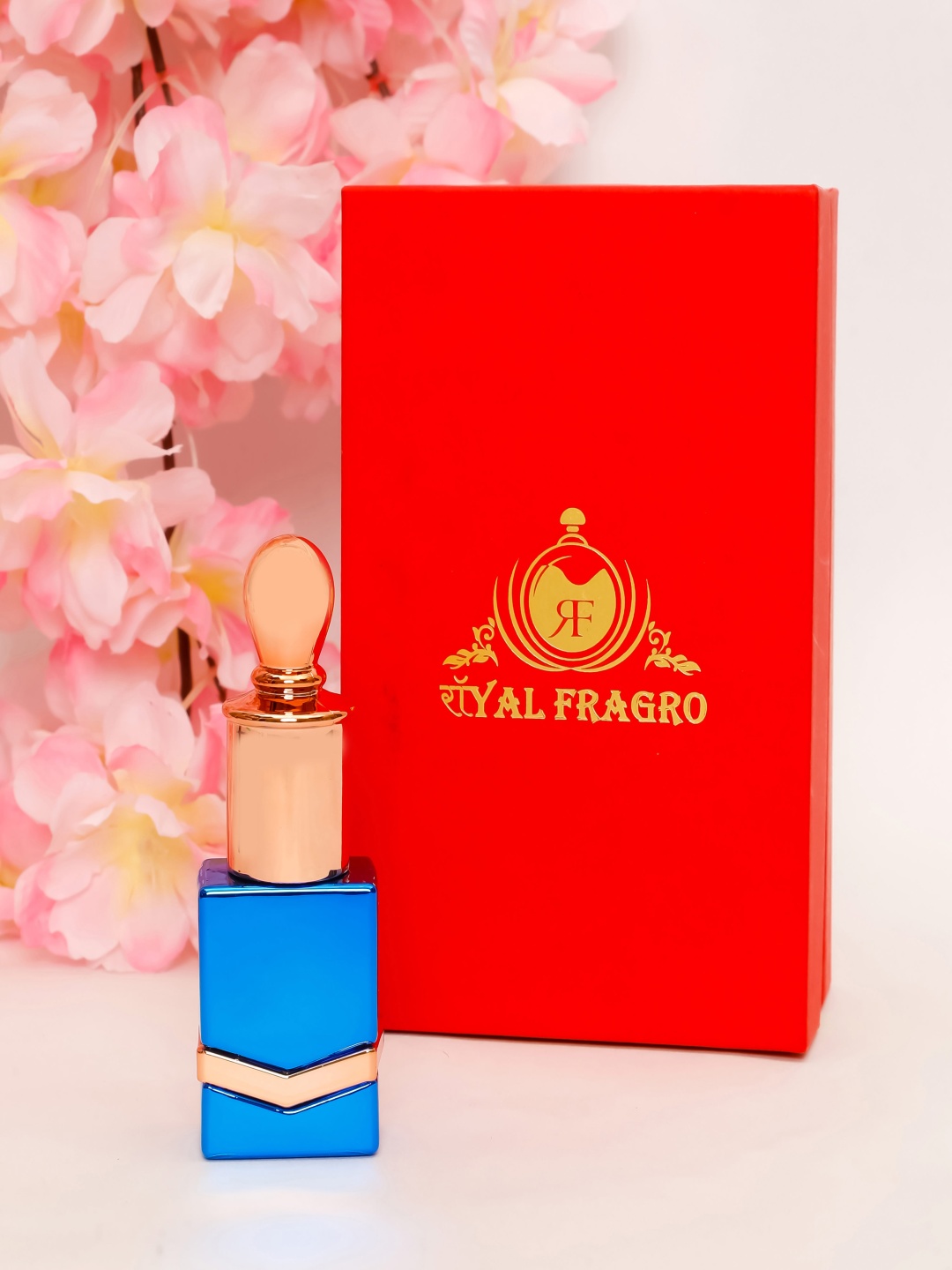 

Royal Fragro Gandh Raj Natural & Alcohol Free Attar - 12 ml, Blue