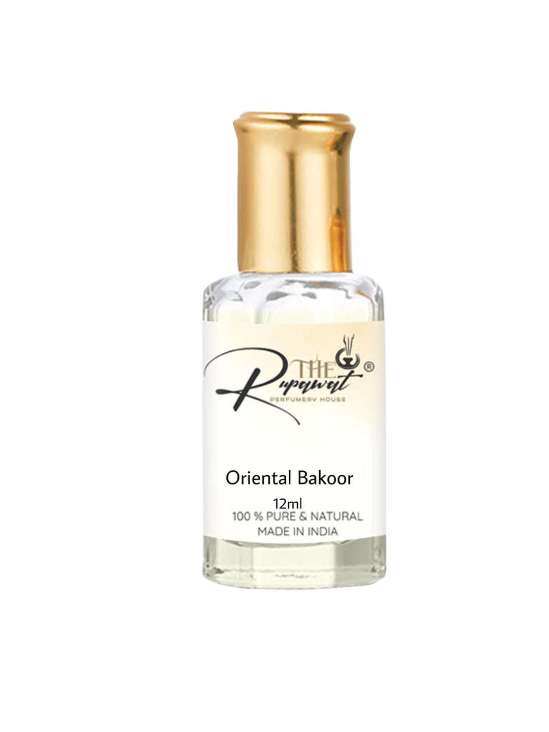 

THE RUPAWAT Perfumery House Oriental Bakoor Natural & Alcohol Free Attar - 12 ml, Transparent