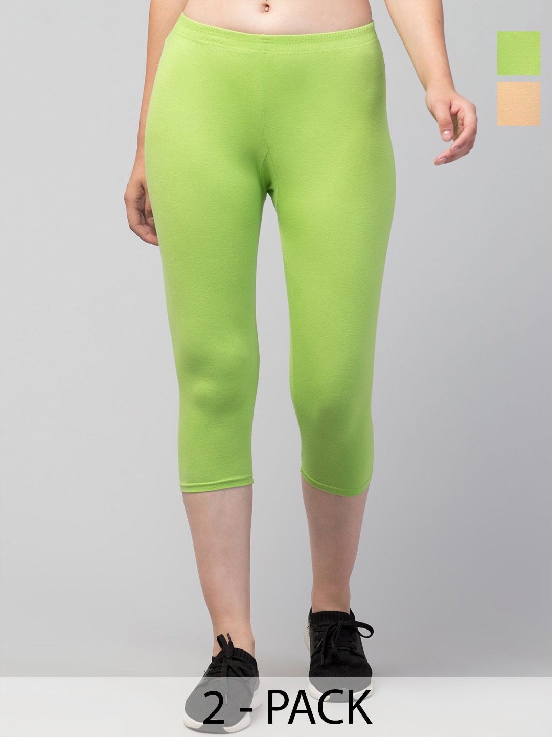 

CKARFE Women Capris, Green