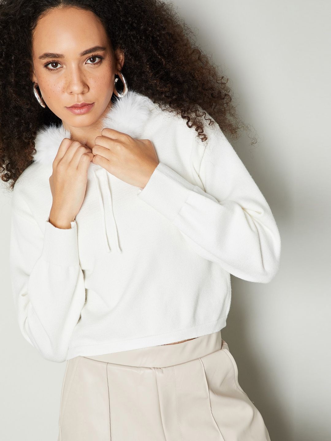 

max Women Pullover, White