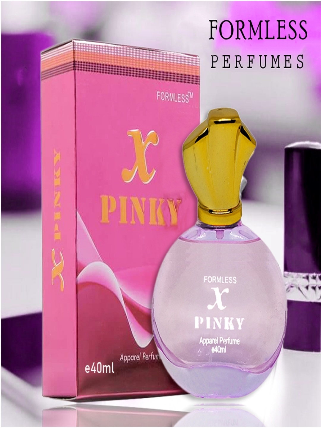 

Formless Fragrance X Pinky Long-Lasting Perfume - 40 ml, Pink