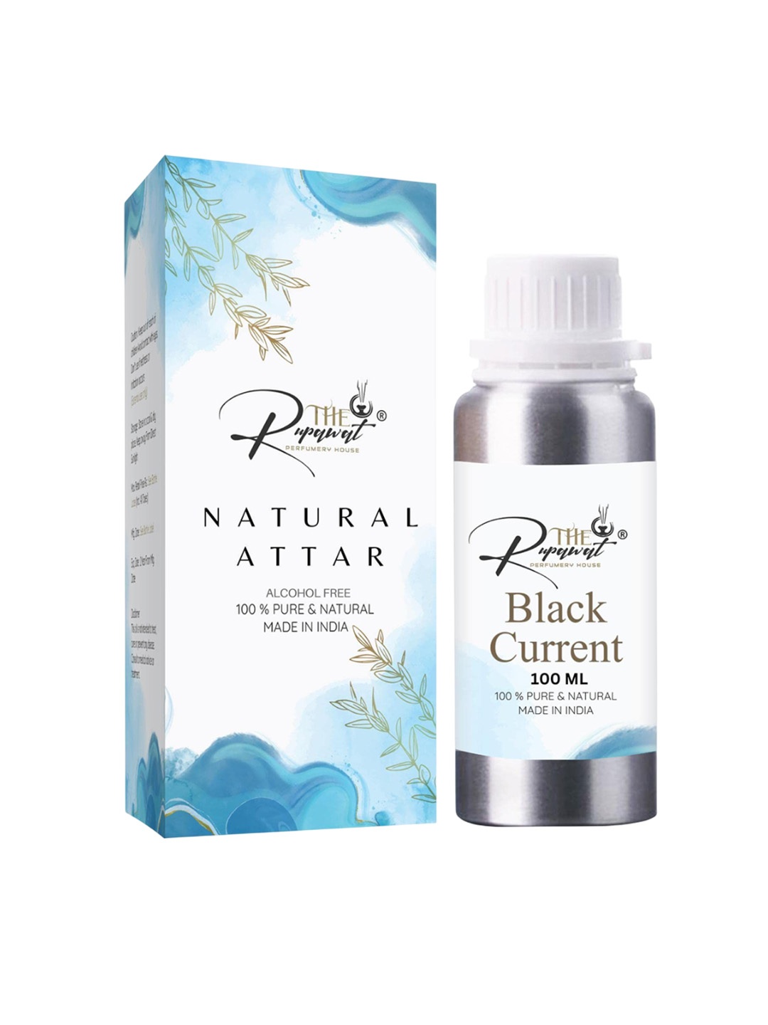 

THE RUPAWAT Perfumery House Black Current Natural & Alcohol Free Attar - 100 ml, Transparent