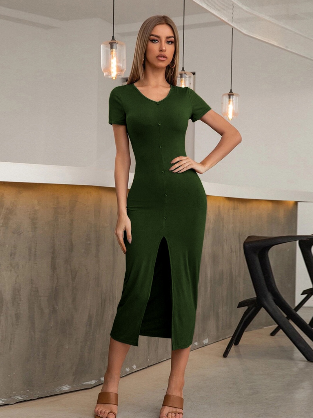 

StyleCast Maxi Dress, Green