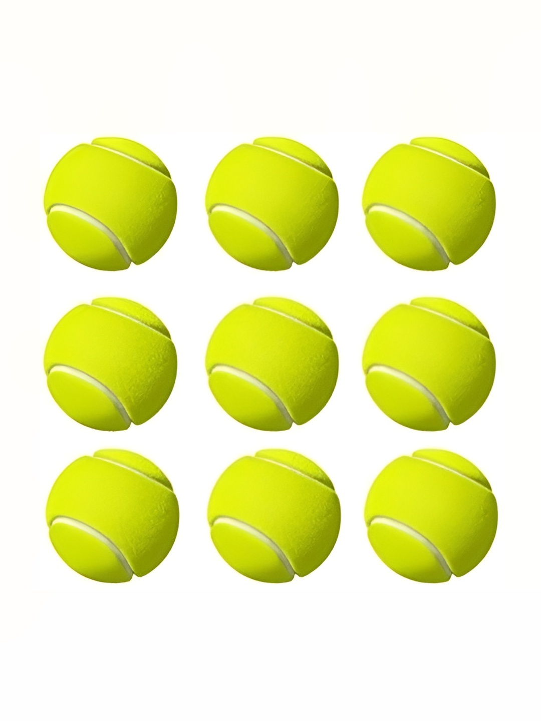 

HackerX 9Pcs Fuzzy Sports Tennis Ball, Yellow