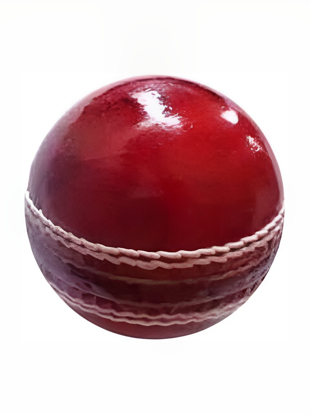 

HackerX Leather Sports Cricket Ball, Red