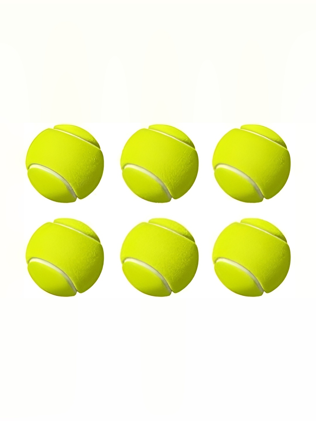 

HackerX Pack Of 6 Trainy Sports Tennis Ball, Green