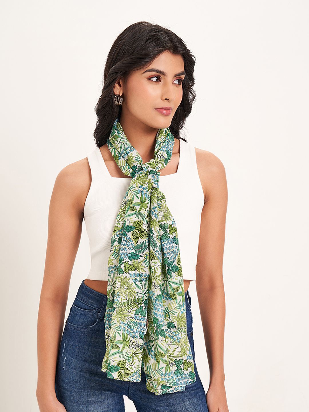 

Honey by Pantaloons Women Printed Scarf, Green