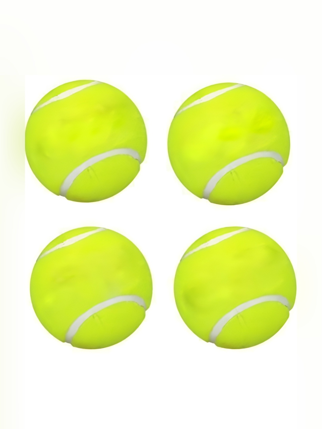 

HackerX 4-Pc Fuzzy Sports Tennis Balls, Yellow