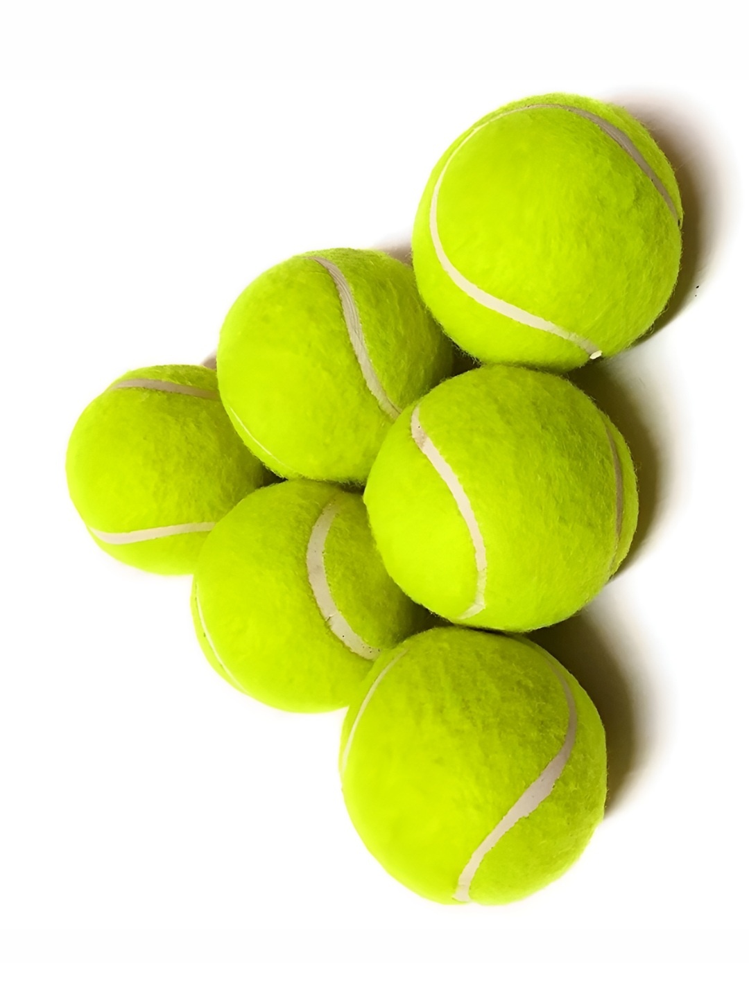 

HackerX 6-Pc Fuzzy Sports Tennis Balls, Yellow