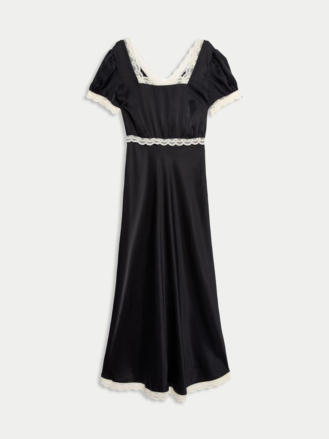 

Marks & Spencer Square Neck Maxi Dress, Black