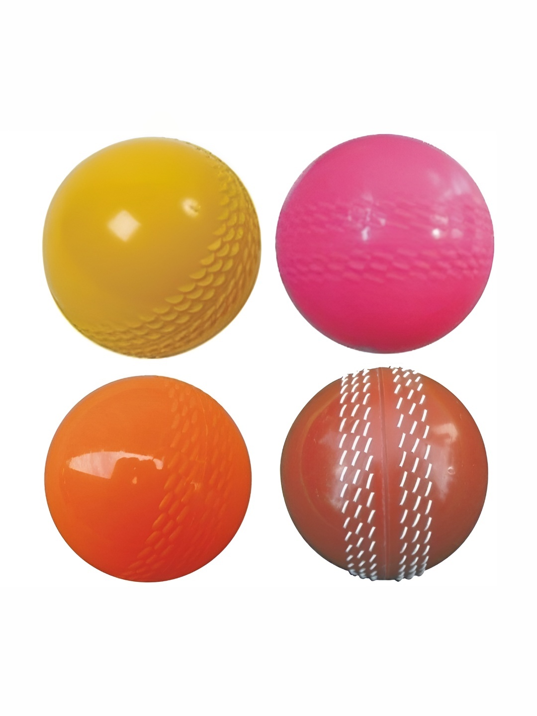 

HackerX Set Of 4 Tennis Cricket Ball, Red