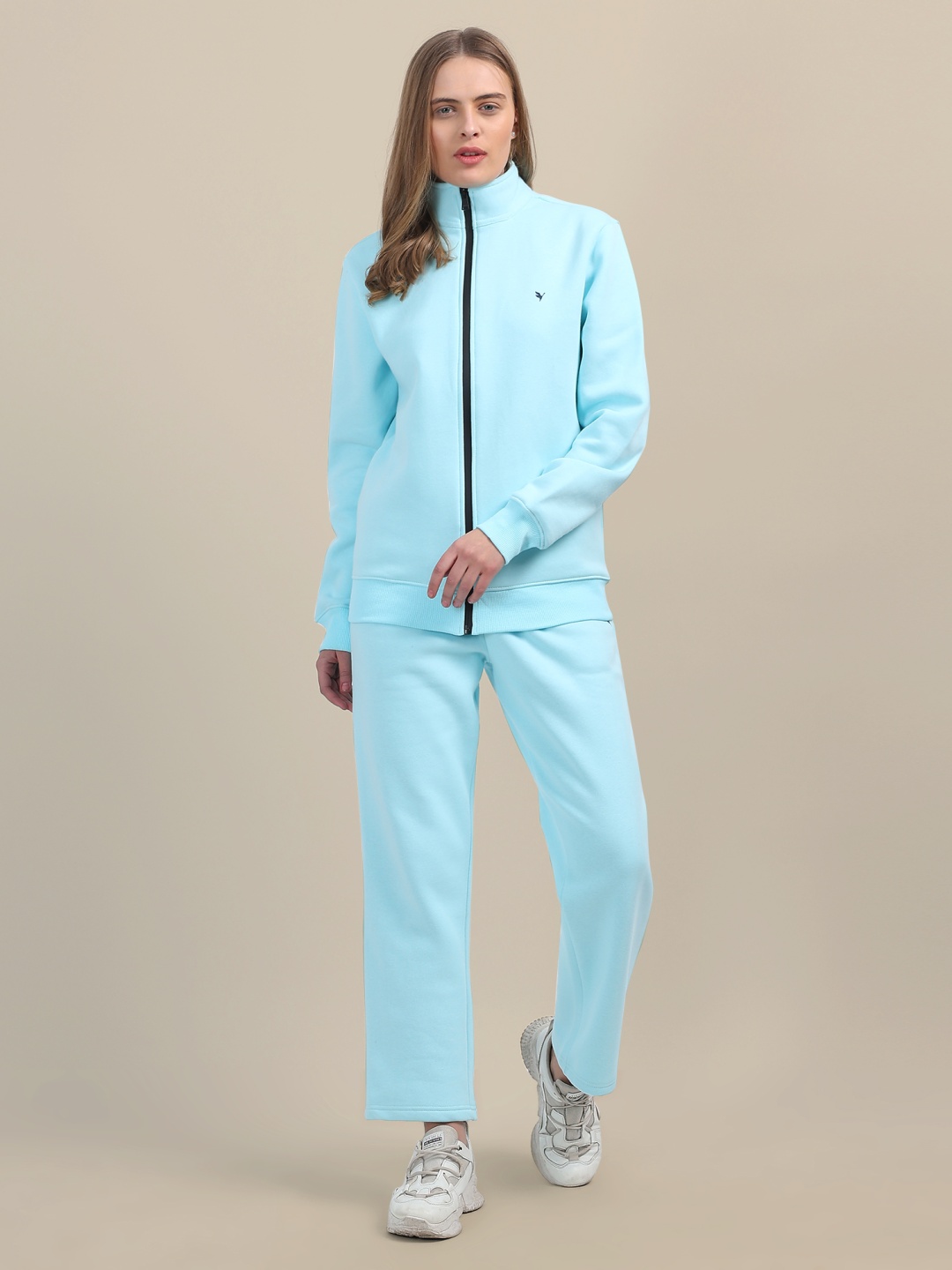 

AMSWAN Women Sweatshirt, Turquoise blue