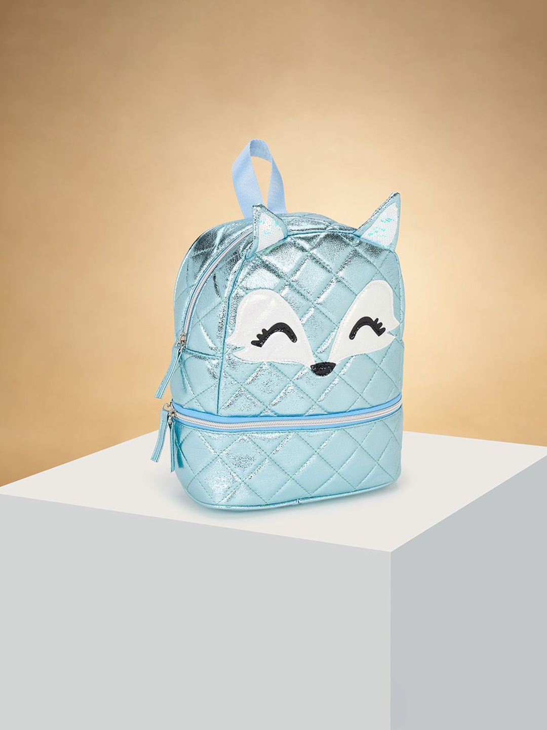 

Pantaloons Junior Girls Graphic Embellished Backpack, Blue