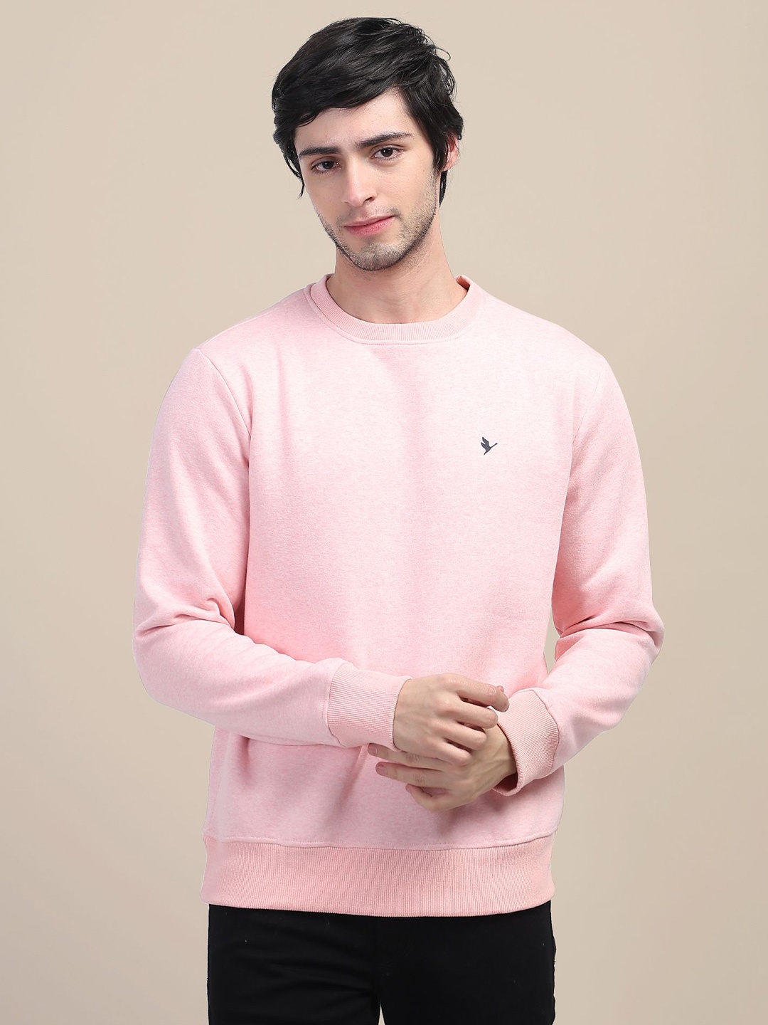 

AMSWAN Men Sweatshirt, Pink